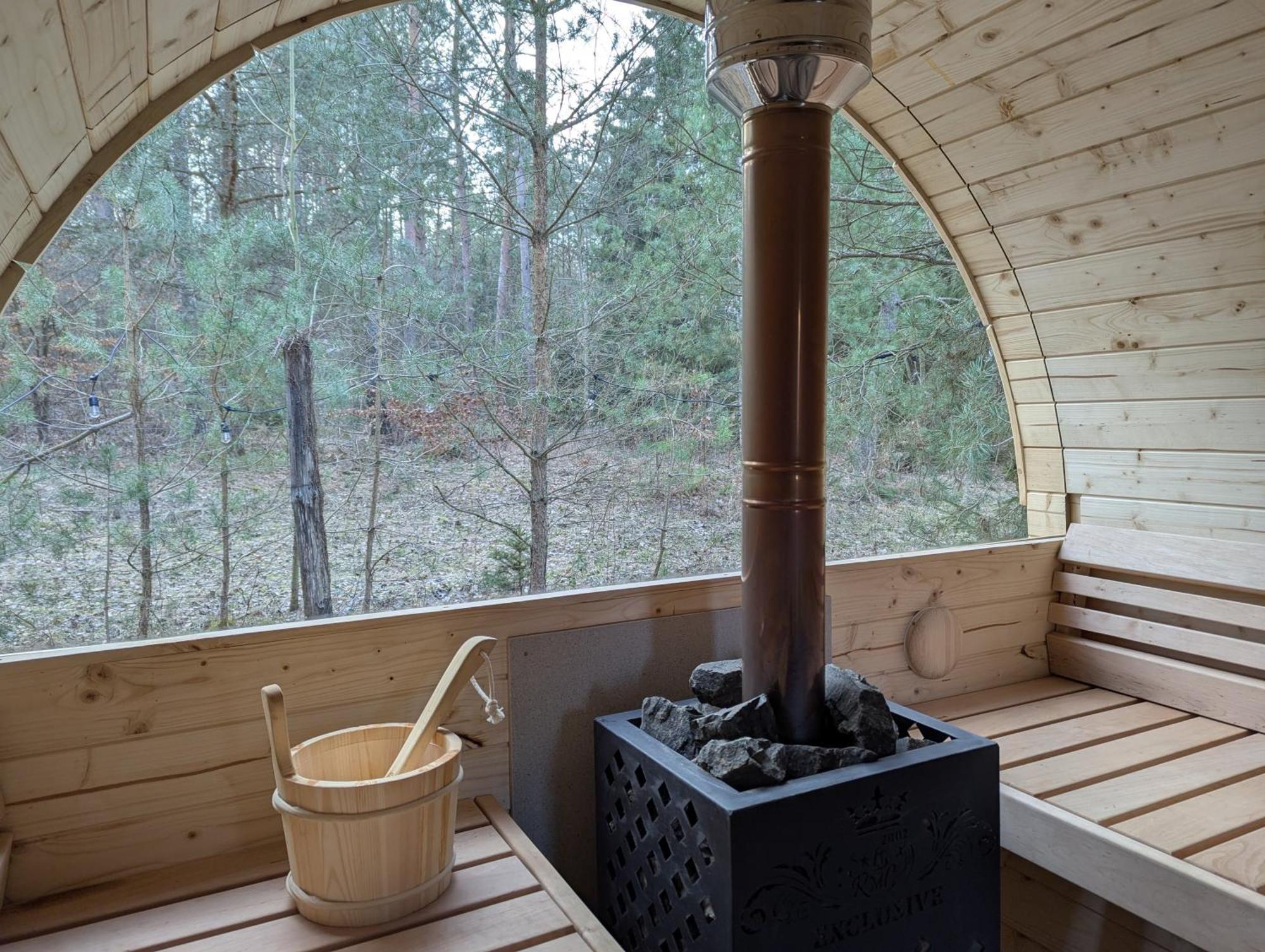 Forreset - Lesny Apartament, Sauna I Balia Jacuzzi Gietrzwald Ngoại thất bức ảnh
